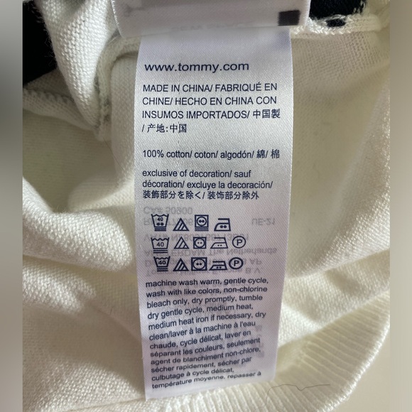 Tommy Hilfiger Red White & Navy Argyle Sweater - Picture 4 of 4